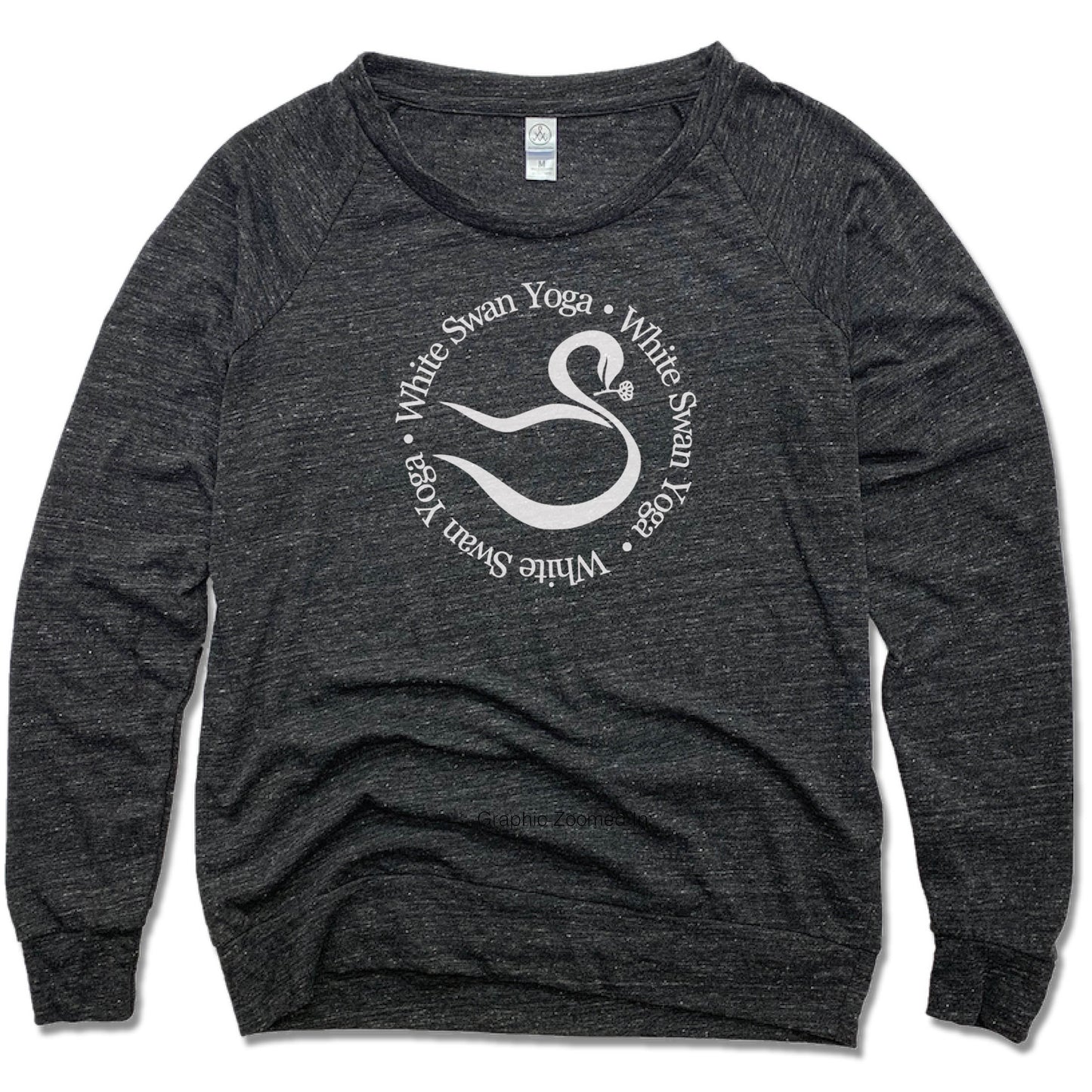 WHITE SWAN YOGA | LADIES SLOUCHY | LOGO