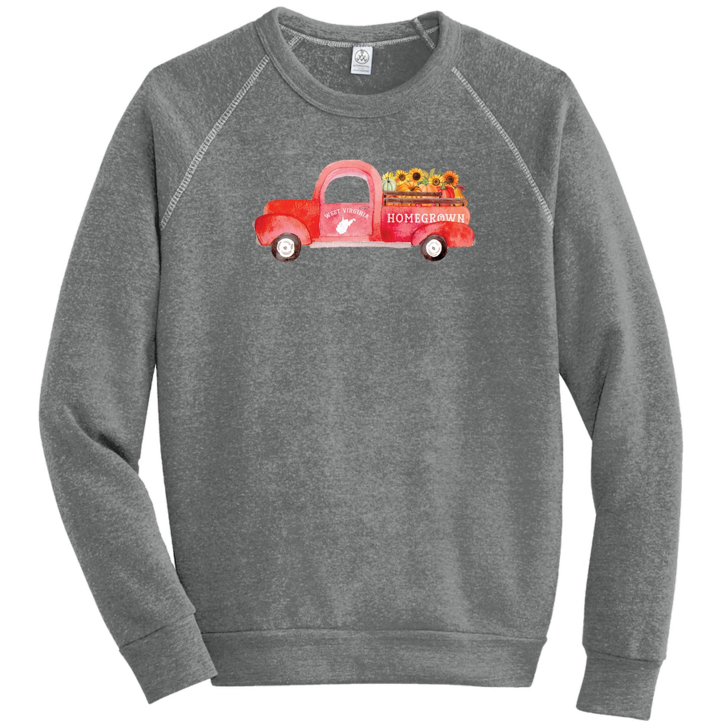 West Virginia Fall Homegrown Truck - Fleece Sweatshirt