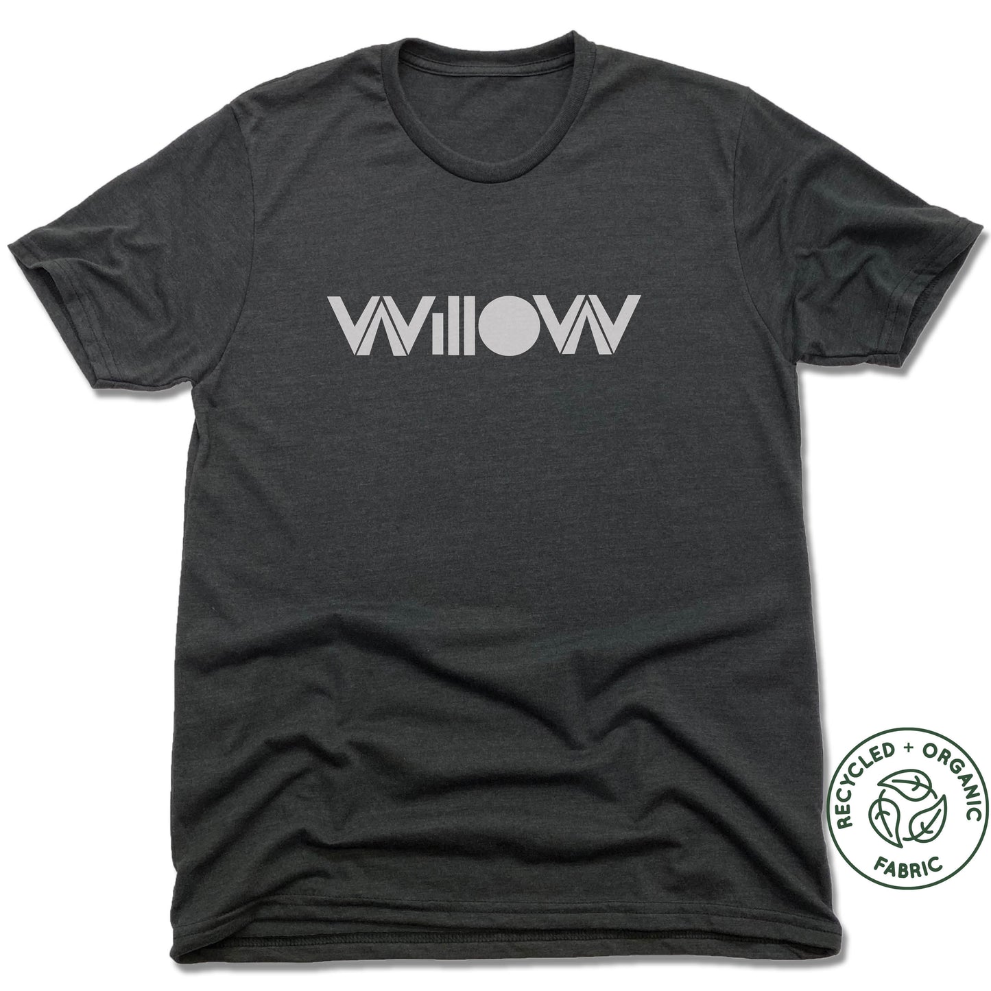 WILLOW | UNISEX BLACK Recycled Tri-Blend | LOGO