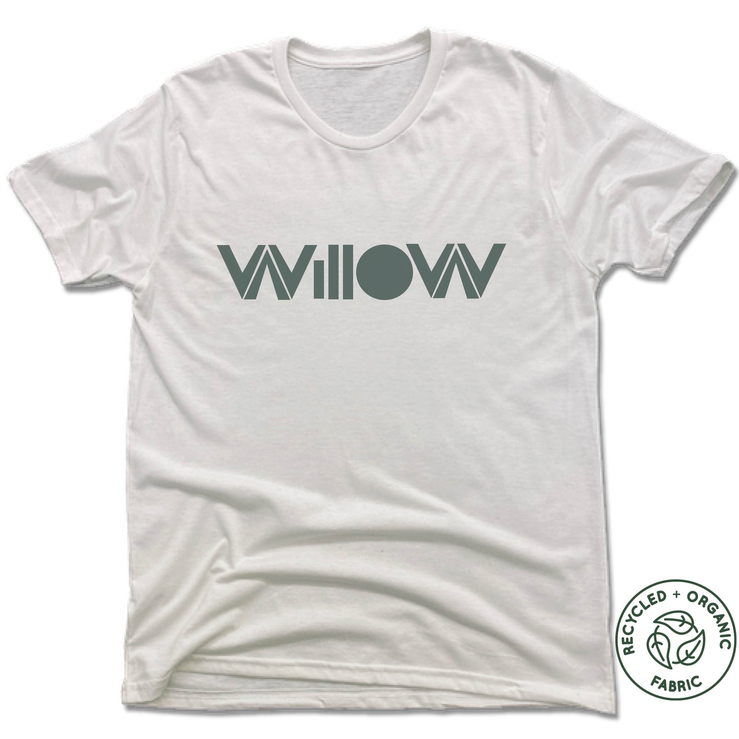 WILLOW | UNISEX WHITE Recycled Tri-Blend | LOGO