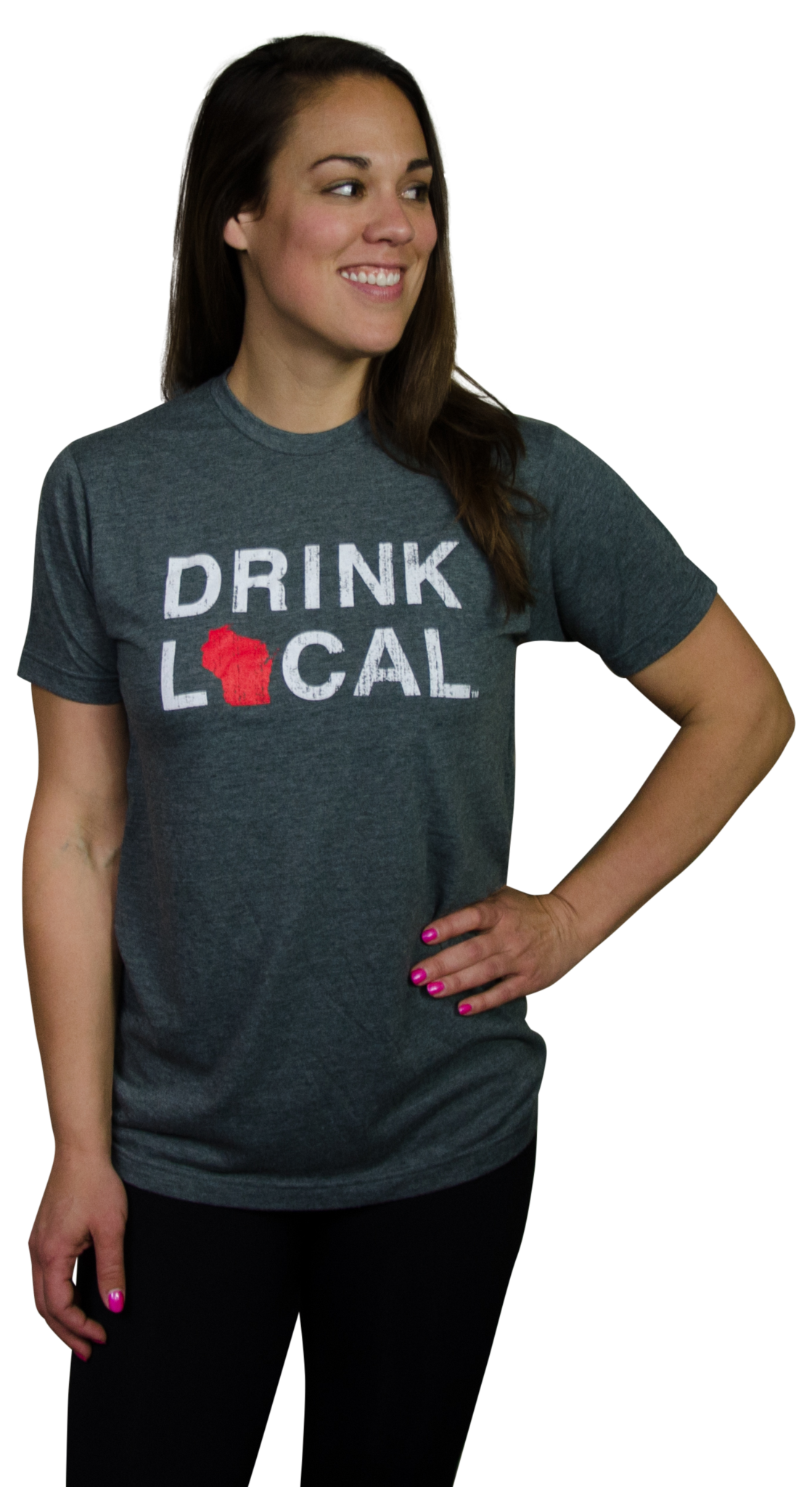 WISCONSIN TEE | DRINK LOCAL | RED