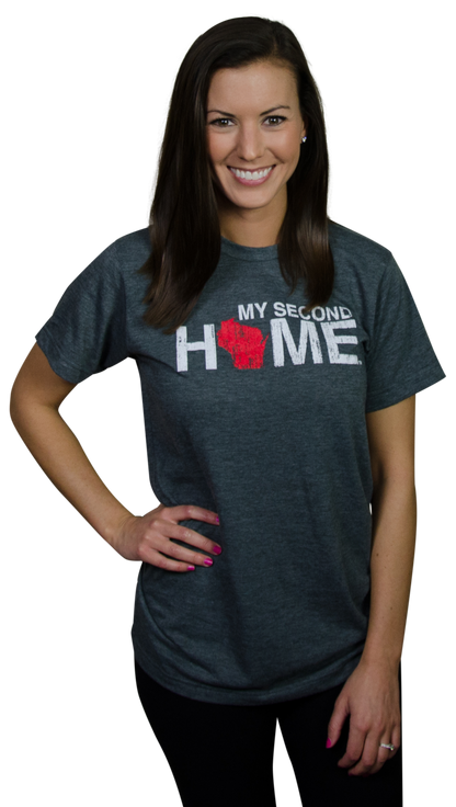 WISCONSIN TEE | SECOND HOME | RED