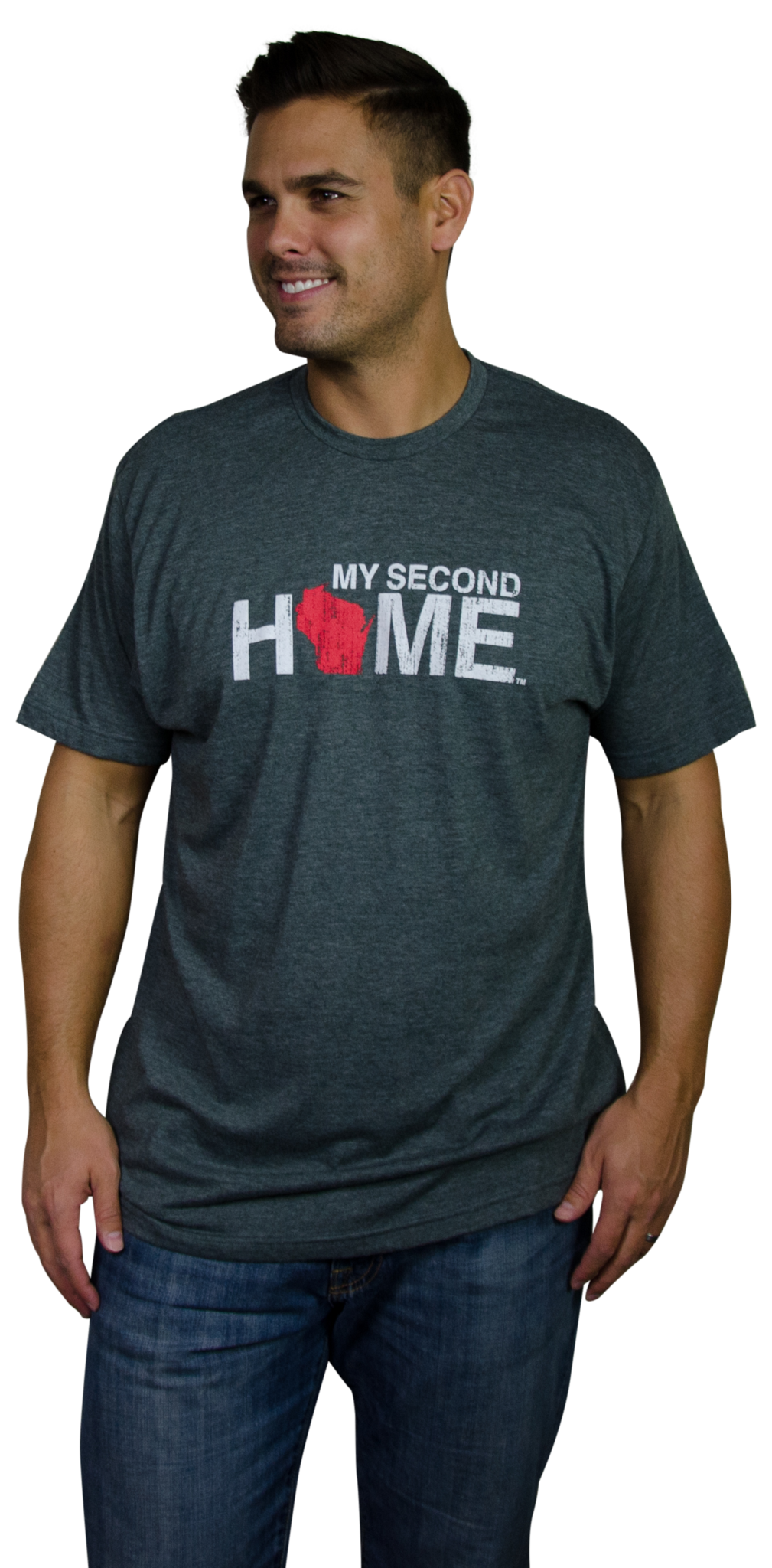 WISCONSIN TEE | SECOND HOME | RED