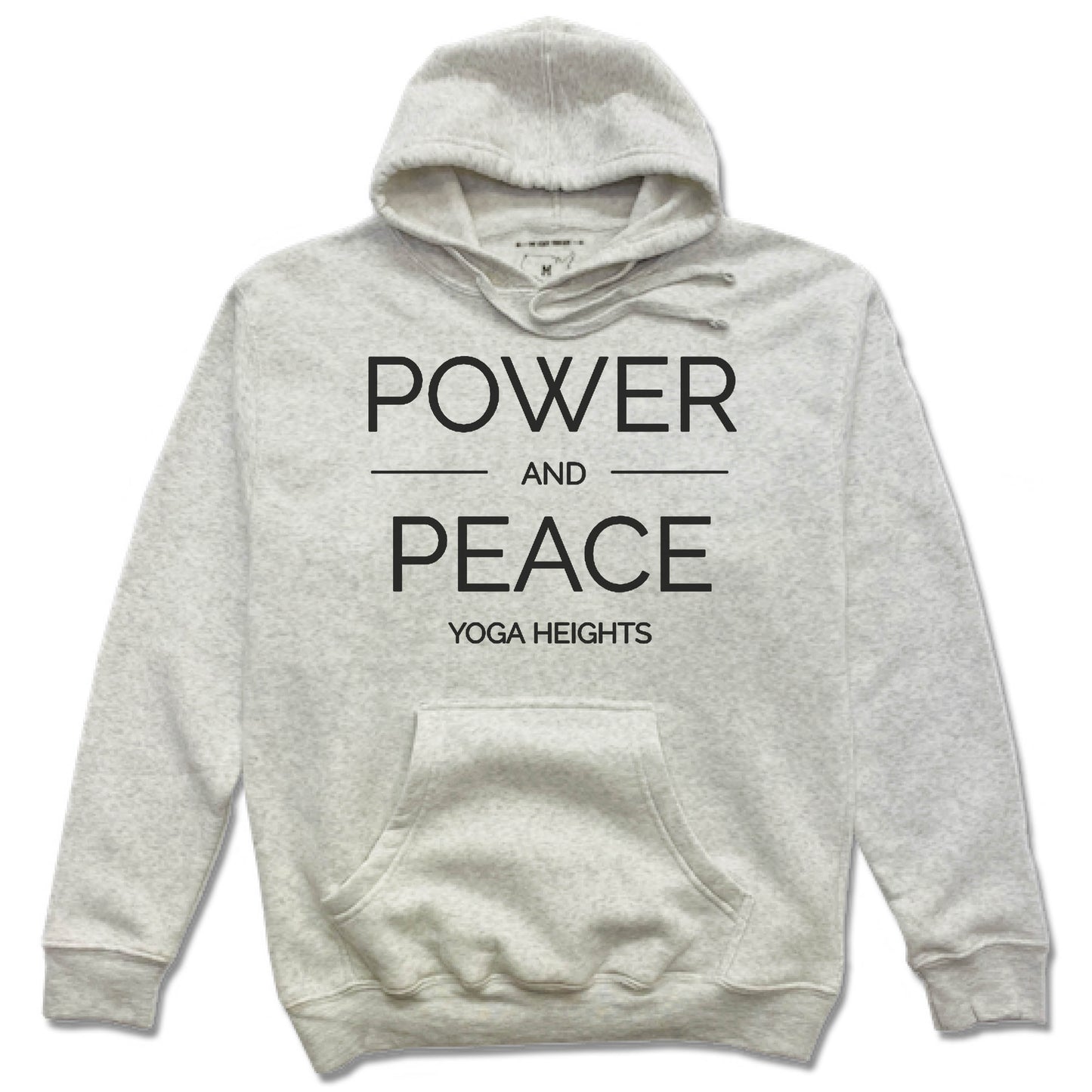 YOGA HEIGHTS | HOODIE | POWER PEACE BLACK