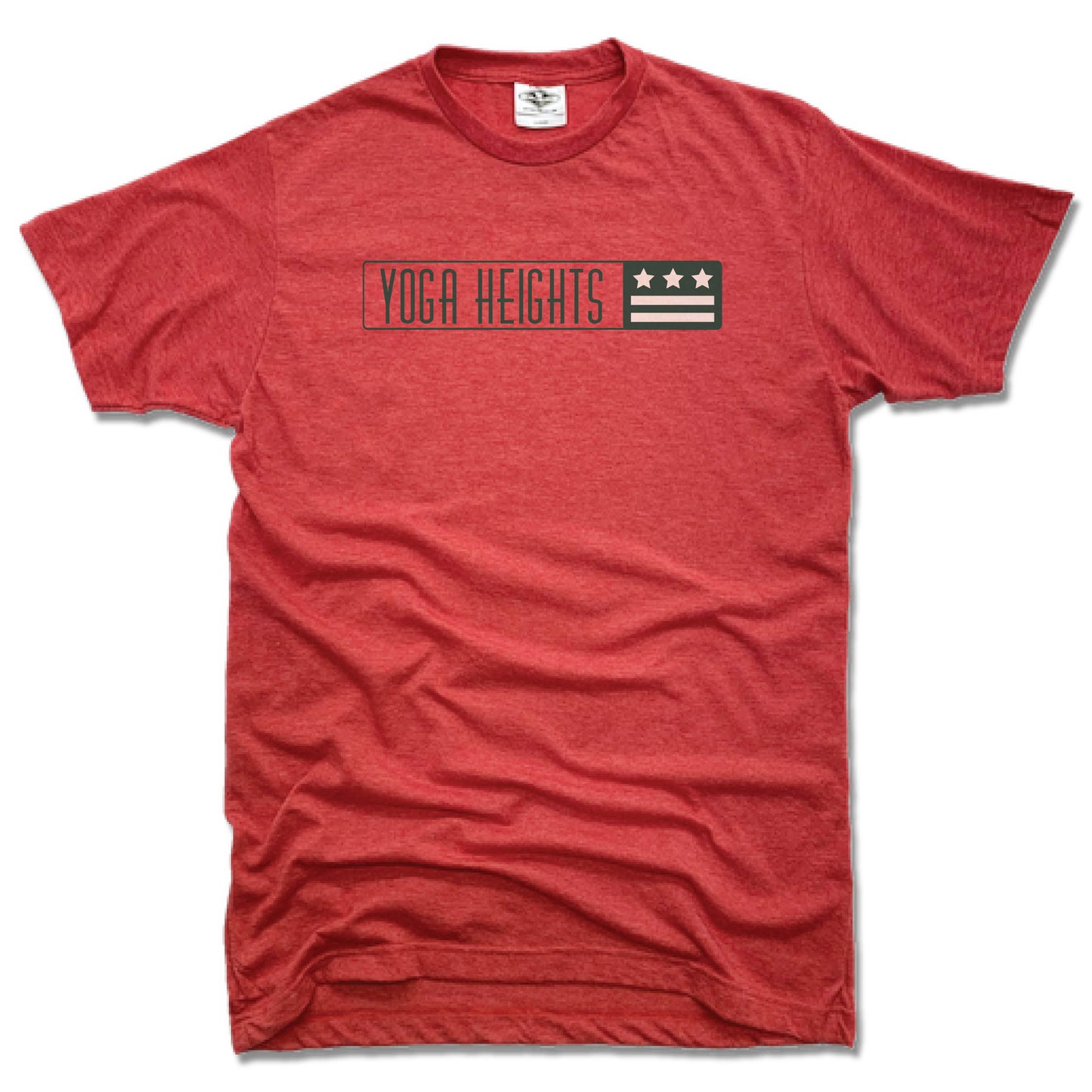YOGA HEIGHTS | UNISEX RED TEE | YH COLOR LOGO