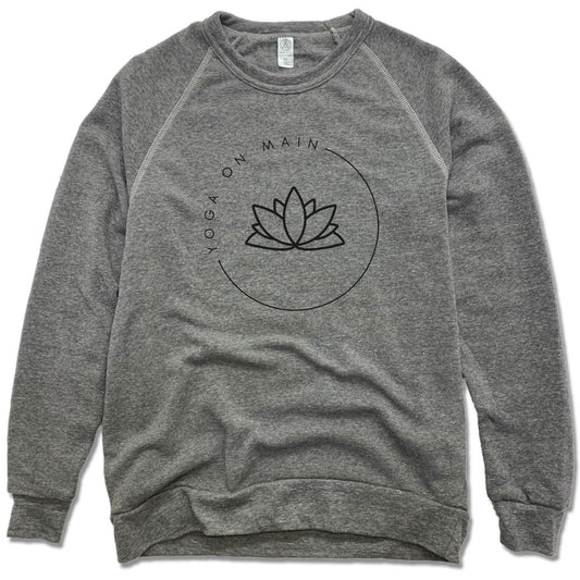 YOGA ON MAIN | FLEECE SWEATSHIRT | BLACK LOGO