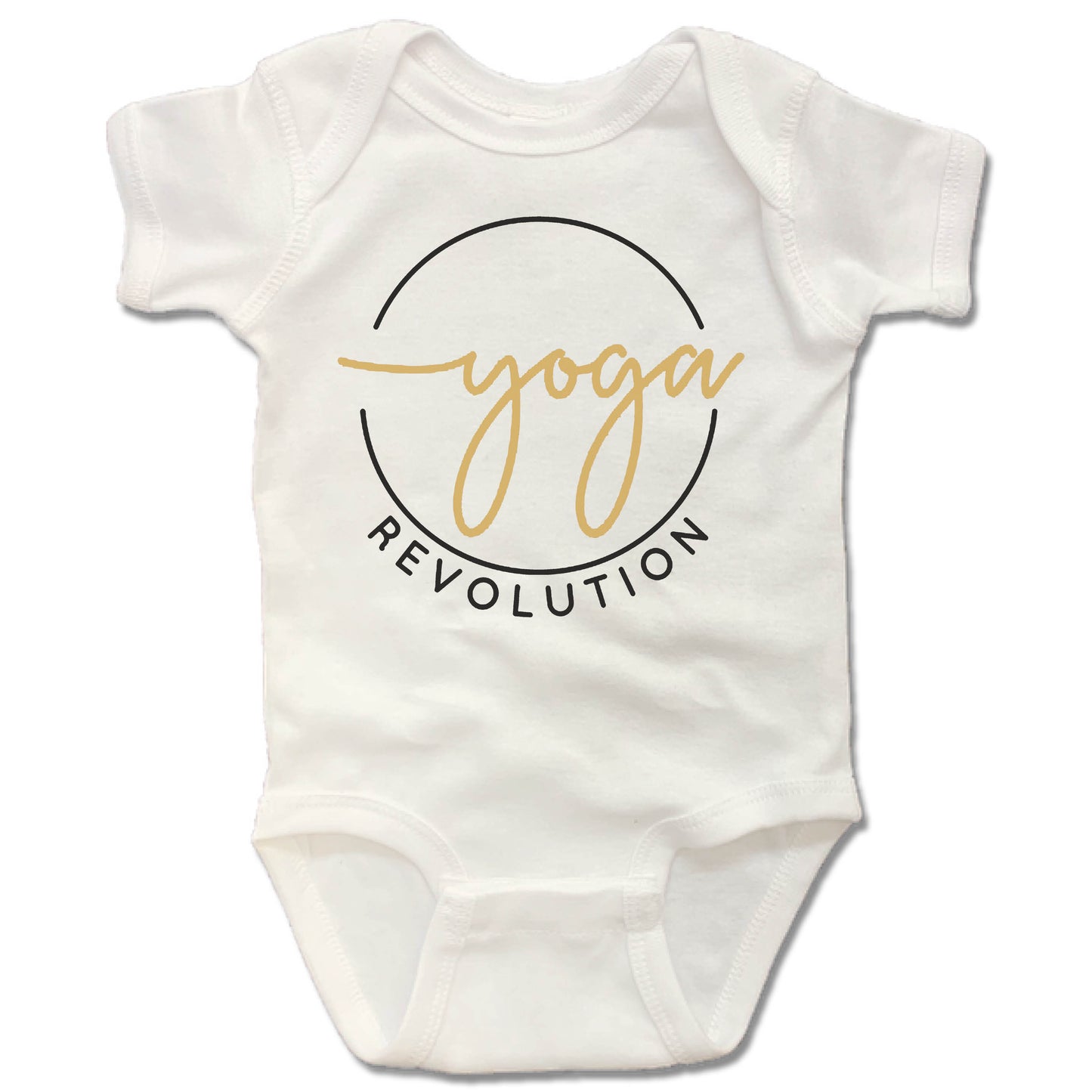 YOGA REVOLUTION | WHITE ONESIE | LOGO