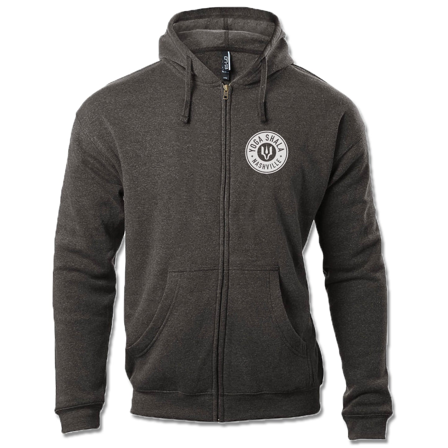 YOGA SHALA NASHVILLE | ZIP HOODIE | YOGA SHALA WHITE LOGO