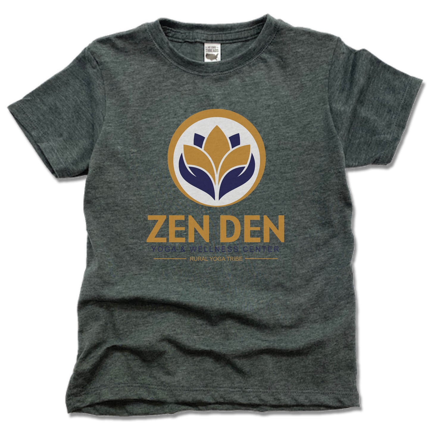 ZEN DEN BY RURAL YOGA TRIBE | KIDS TEE | COLOR LOGO