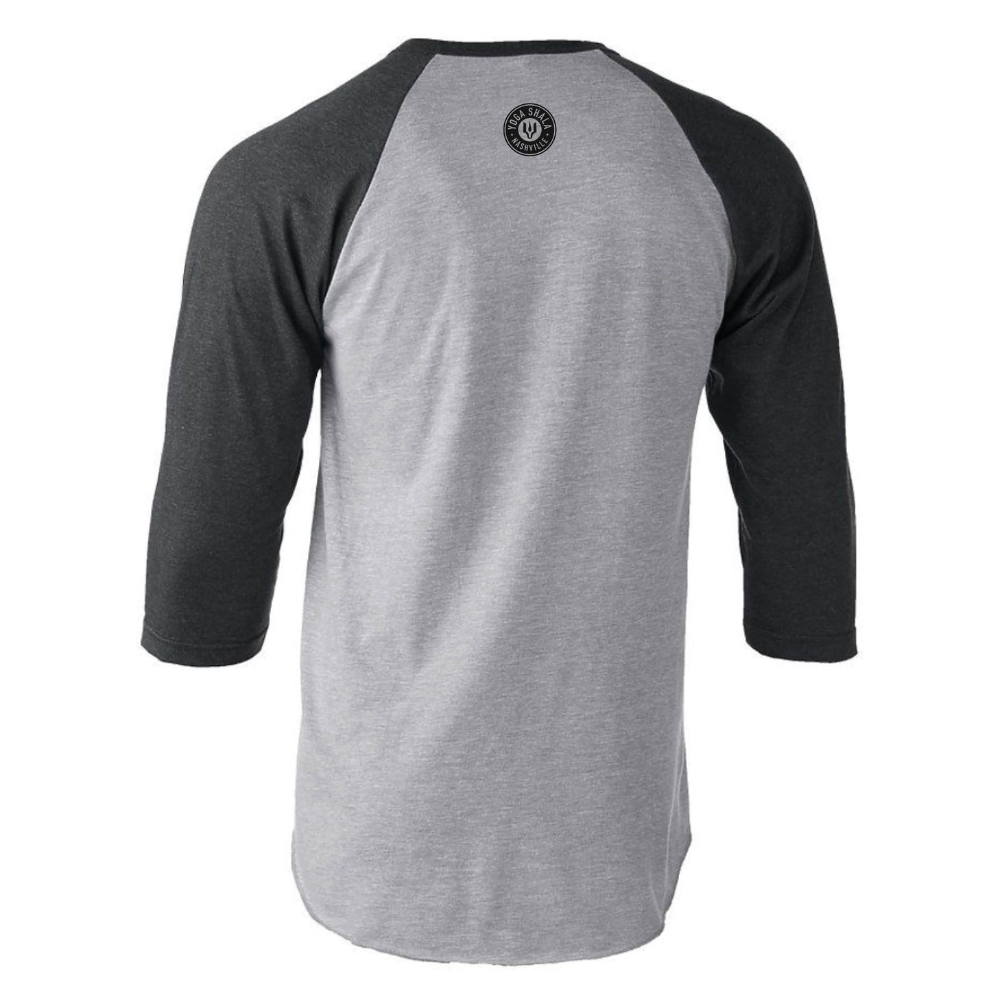 YOGA SHALA NASHVILLE | GRAY 3/4 SLEEVE | PRACTICE UNITY