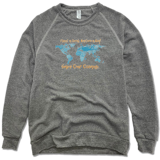 BAY ISLANDS REEF RESTORATION | FLEECE SWEATSHIRT | SAVE OUR OCEANS