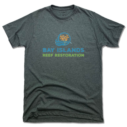 BAY ISLANDS REEF RESTORATION | UNISEX TEE | COLOR LOGO