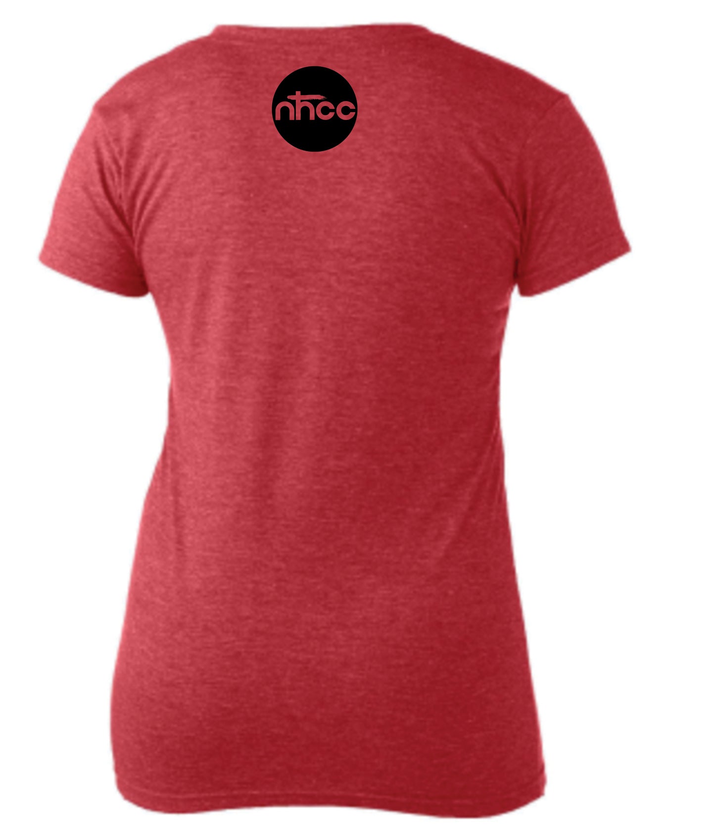 NHCC | LADIES RED V-NECK | CROSS