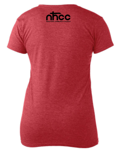 NHCC | LADIES RED V-NECK | TRUST