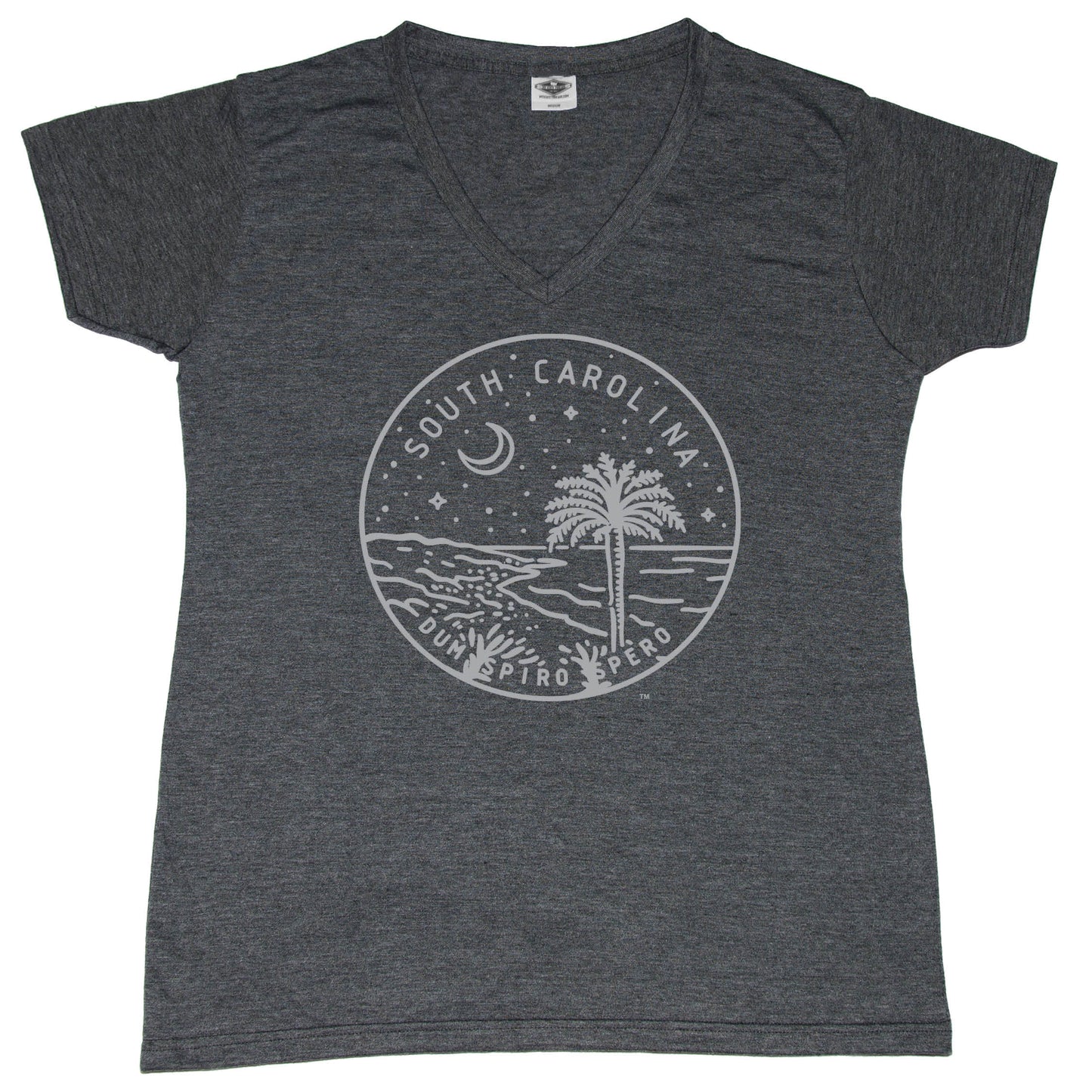 SOUTH CAROLINA LADIES' V-NECK | STATE SEAL | DUM SPIRO SPERO