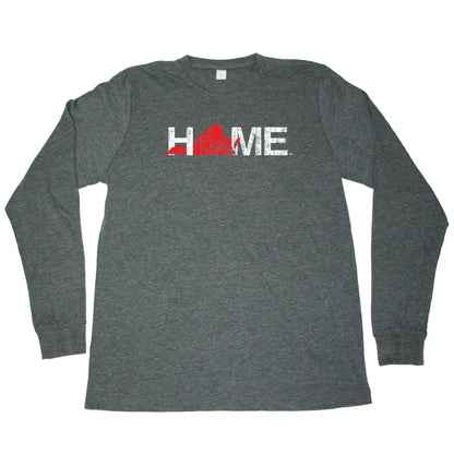 VIRGINIA LONG SLEEVE TEE | HOME | RED - My State Threads
