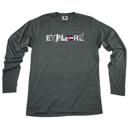 COLORADO LONG SLEEVE TEE | EXPLORE | FLAG