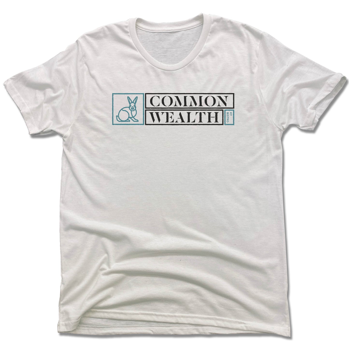 COMMON WEALTH | UNISEX WHITE Recycled Tri-Blend | RABBIT