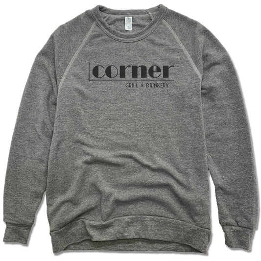 CORNER BAR | FLEECE SWEATSHIRT | BLACK LOGO