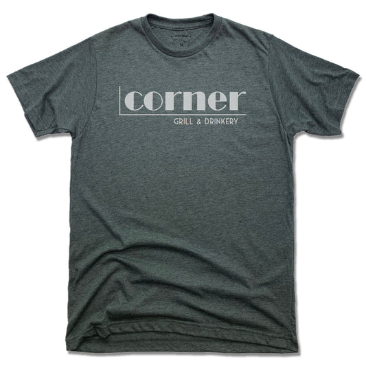 CORNER BAR | UNISEX TEE | WHITE LOGO