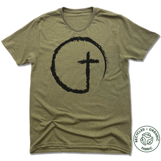 NHCC | UNISEX OLIVE Recycled Tri-Blend | CROSS