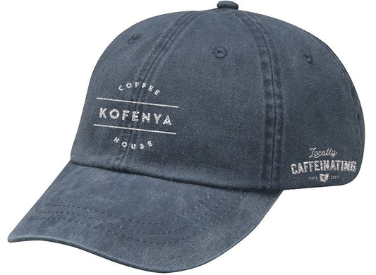 KOFENYA COFFEE | EMBROIDERED ROYAL HAT | WHITE LOGO