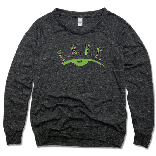 ENVY NOBODY VALUE YOURSELF | LADIES SLOUCHY | GREEN LOGO