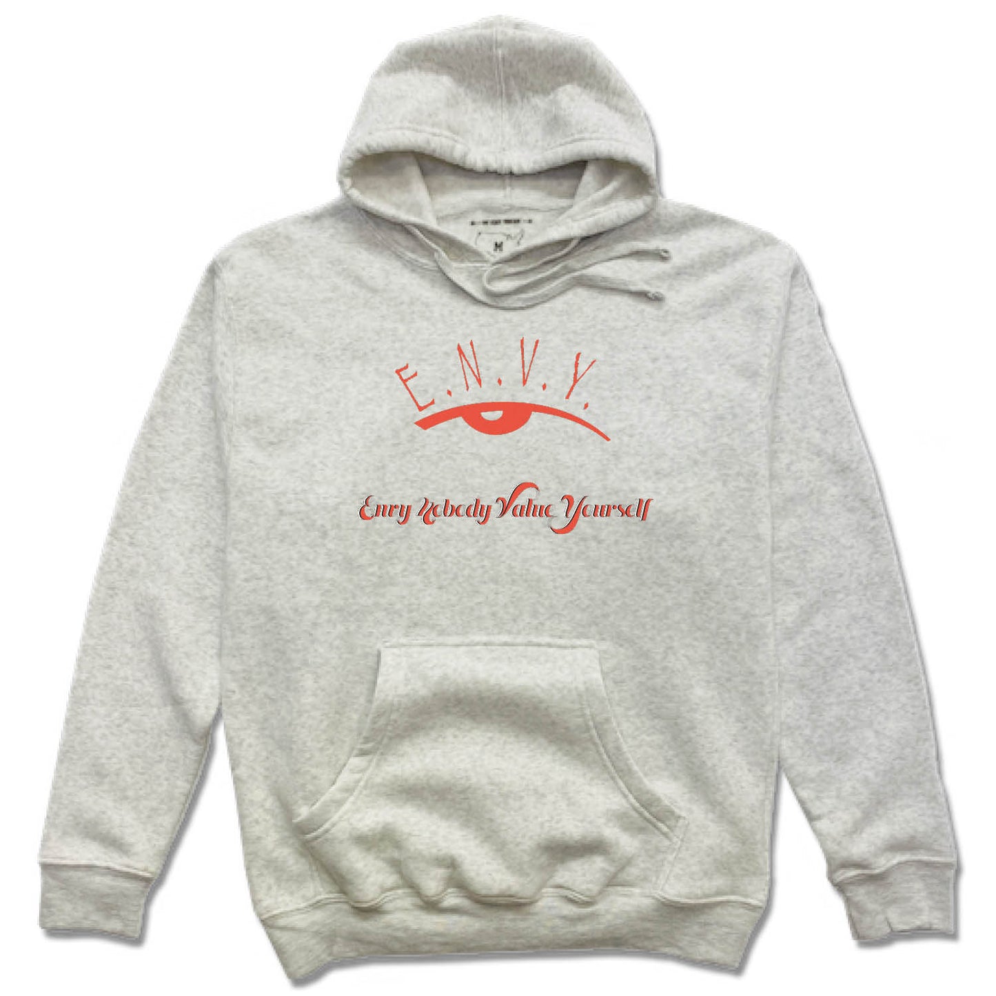 ENVY NOBODY VALUE YOURSELF | HOODIE | RED LOGO