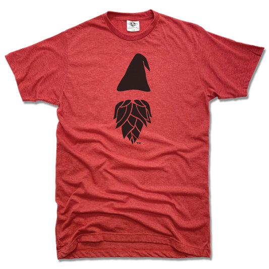 GNOMETOWN BREWING | UNISEX RED TEE | GNOME