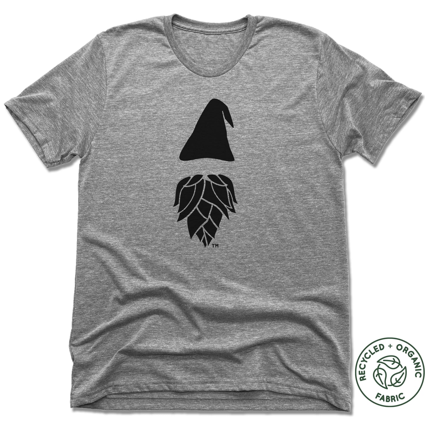 GNOMETOWN BREWING | UNISEX GRAY Recycled Tri-Blend | GNOME