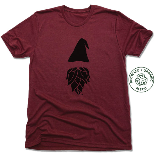 GNOMETOWN BREWING | UNISEX VINO RED Recycled Tri-Blend | GNOME
