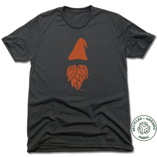 GNOMETOWN BREWING | UNISEX BLACK Recycled Tri-Blend | GNOME