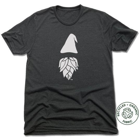 GNOMETOWN BREWING | UNISEX BLACK Recycled Tri-Blend | GNOME