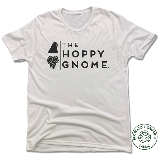 GNOMETOWN BREWING | UNISEX WHITE Recycled Tri-Blend | HOPPY GNOME