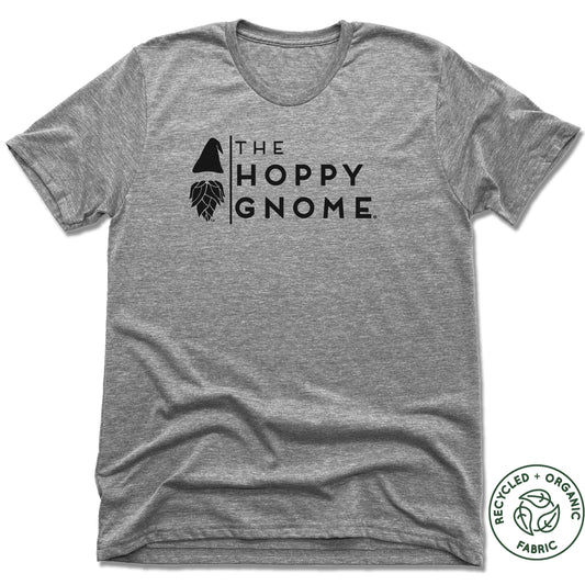 GNOMETOWN BREWING | UNISEX GRAY Recycled Tri-Blend | HOPPY GNOME