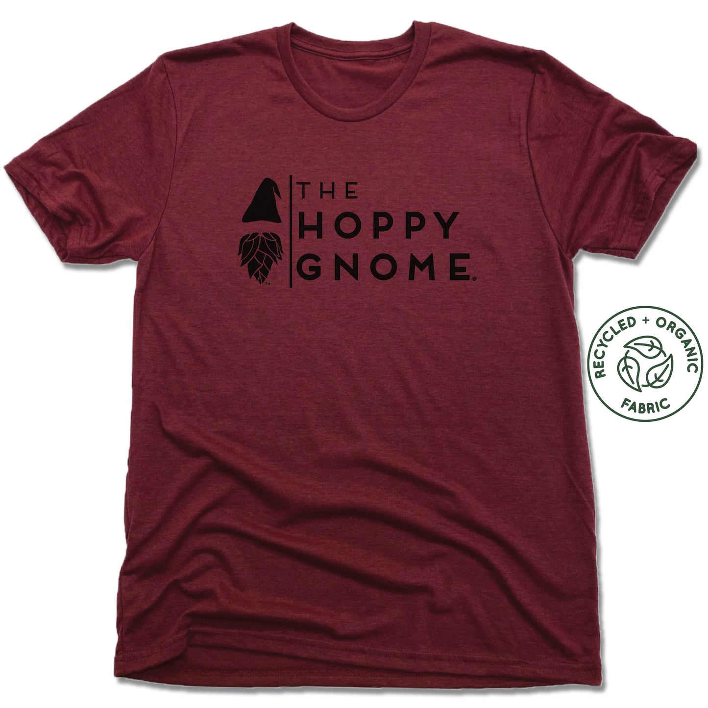 GNOMETOWN BREWING | UNISEX VINO RED Recycled Tri-Blend | HOPPY GNOME