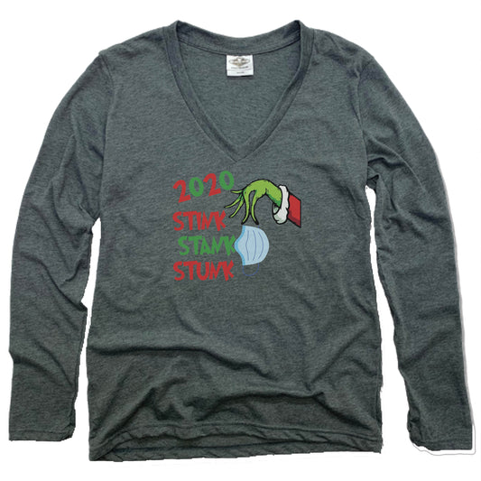 ZEN DEN BY RURAL YOGA TRIBE | LADIES' LONG SLEEVE TEE | 2020 STINK STANK STUNK