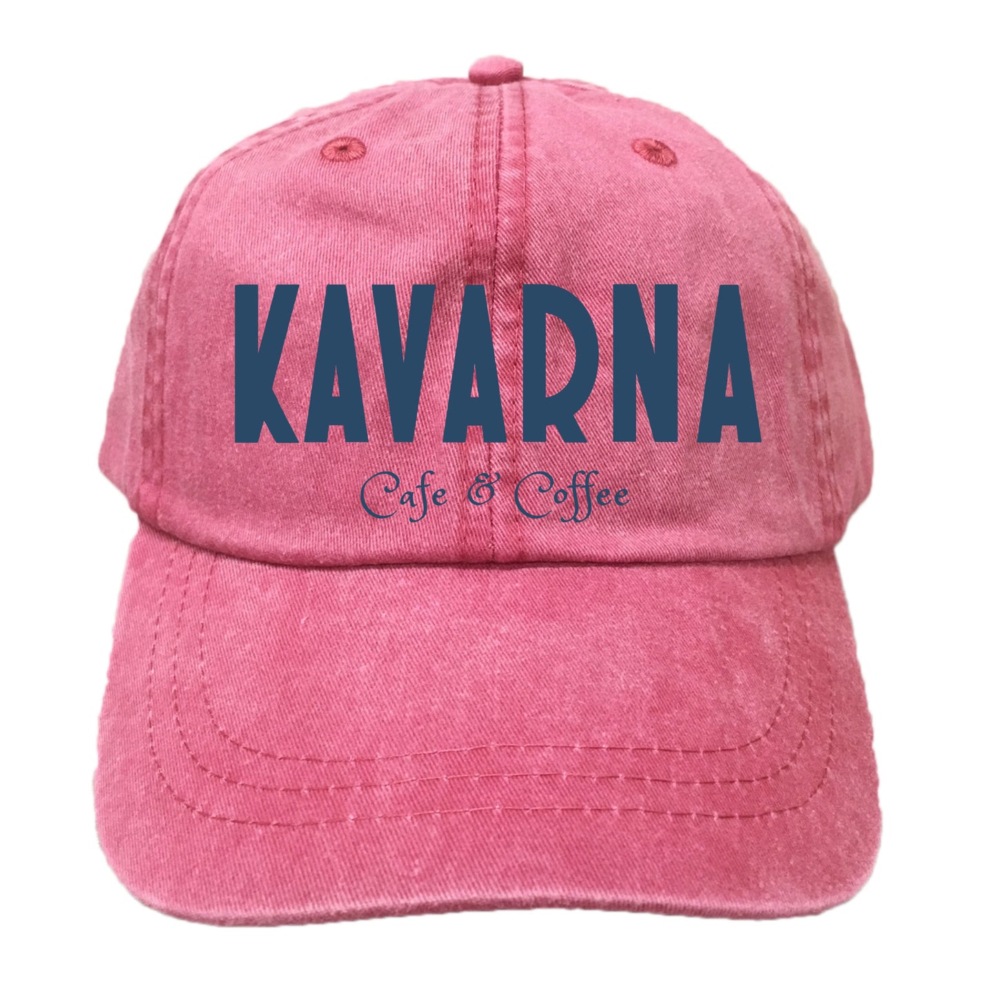 KAVARNA | EMBROIDERED NAUTICAL RED HAT | LOGO