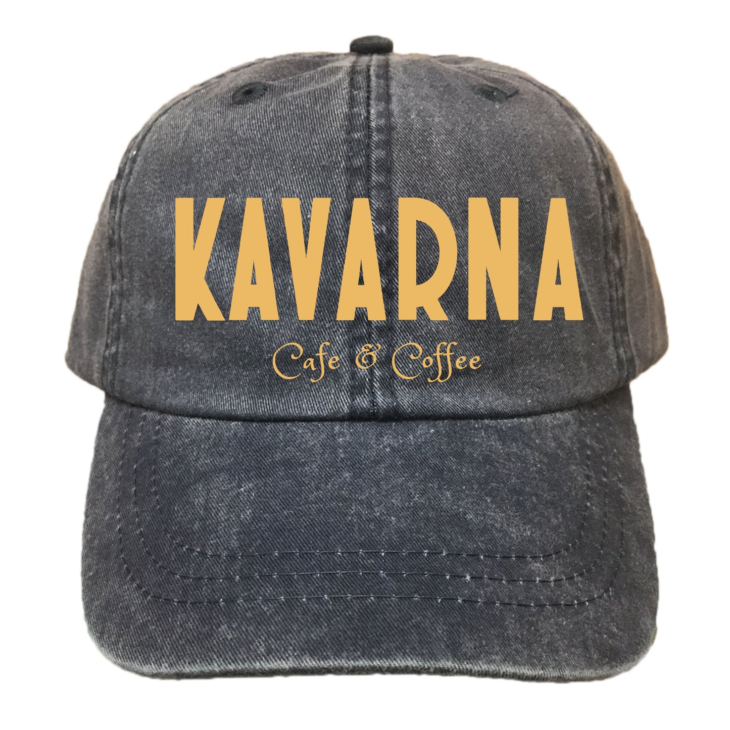 KAVARNA | EMBROIDERED BLACK HAT | LOGO