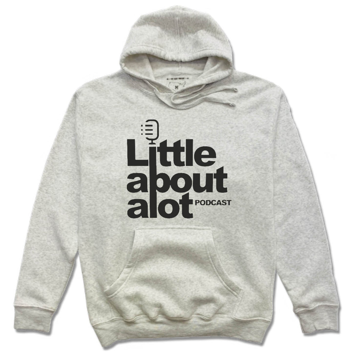 LITTLE ABOUT ALOT PODCAST | HOODIE | BLACK LOGO