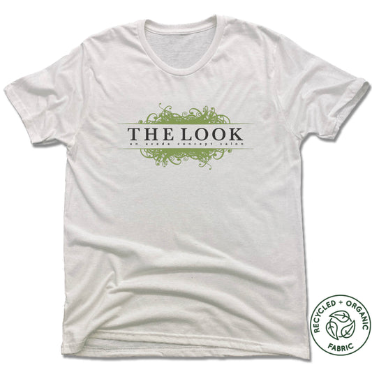 The Look | UNISEX WHITE Recycled Tri-Blend | DESIGN