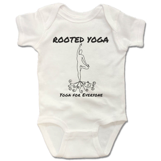 ROOTED YOGA | WHITE ONESIE