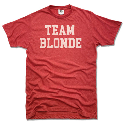 ECHO SALON | UNISEX RED TEE | TEAM BLONDE