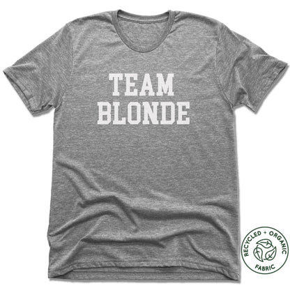 ECHO SALON | UNISEX GRAY Recycled Tri-Blend | TEAM BLONDE