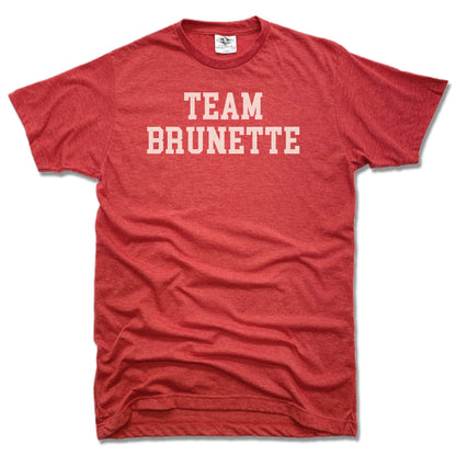 ECHO SALON | UNISEX RED TEE | TEAM BRUNNETTE