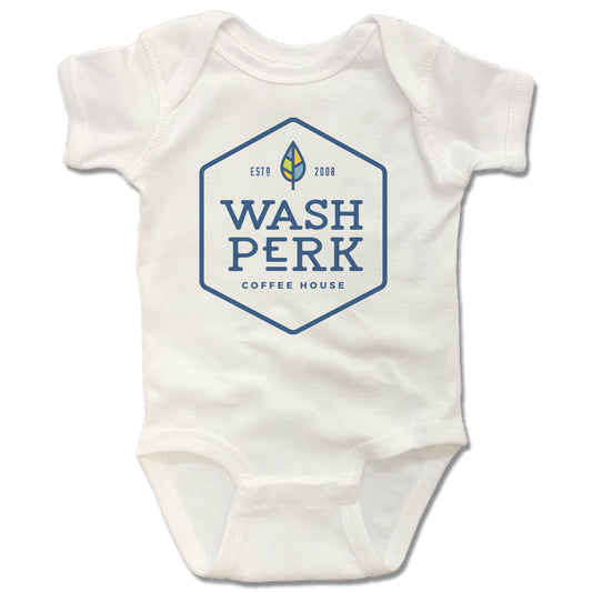 WASHPERK COFFEE HOUSE | WHITE ONESIE | HEX