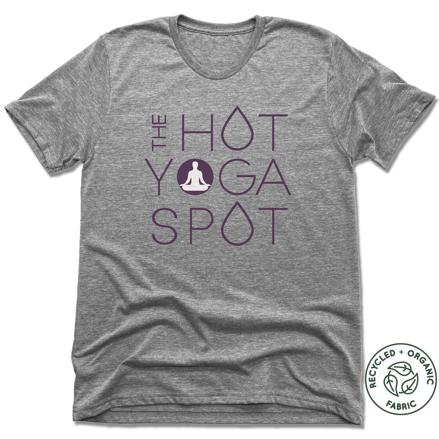 THE HOT YOGA SPOT | UNISEX GRAY Recycled Tri-Blend