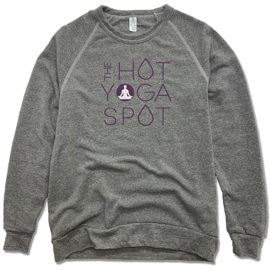 THE HOT YOGA SPOT | FLEECE SWEATSHIRT | THE HOT YOGA SPOT PURPLE