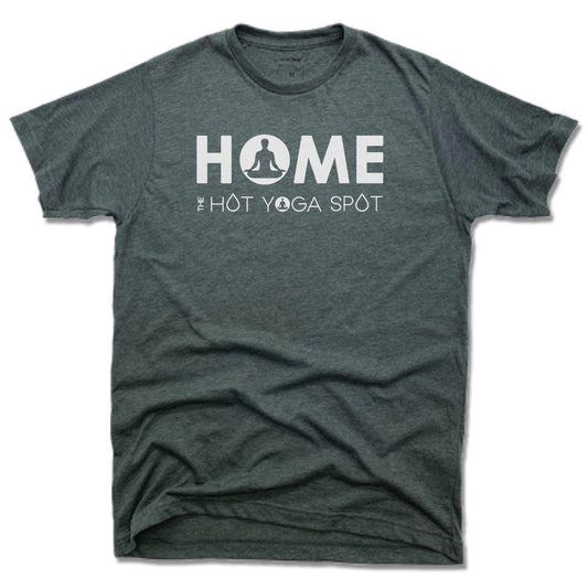 THE HOT YOGA SPOT | UNISEX TEE | HOME LOGO WHITE