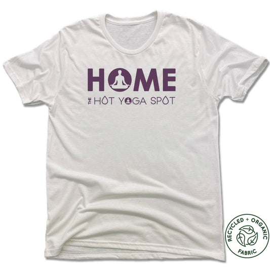 THE HOT YOGA SPOT | UNISEX WHITE Recycled Tri-Blend